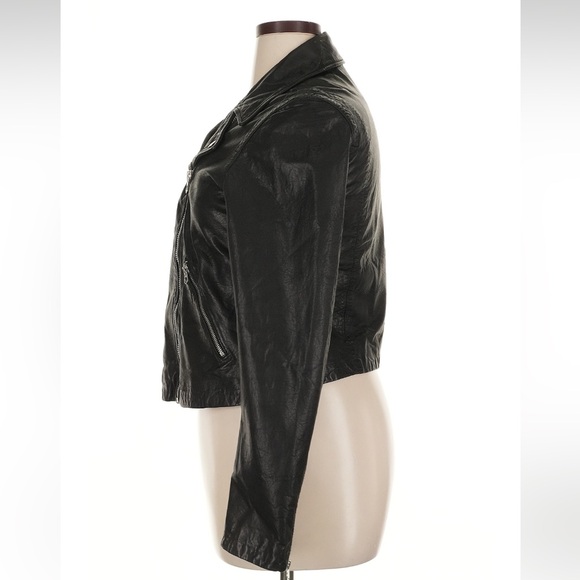 Madewell Black Leather Moto Jacket Size XL - Picture 4 of 13